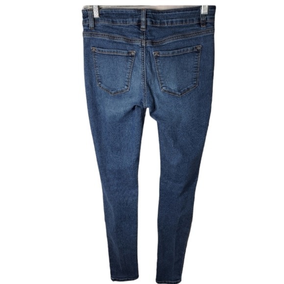 Refuge Women's‎ Denim Distressed Blue Jeans Skinny Size 4 - Picture 3 of 12